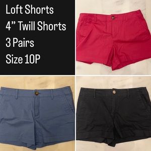 Loft shorts size 10P